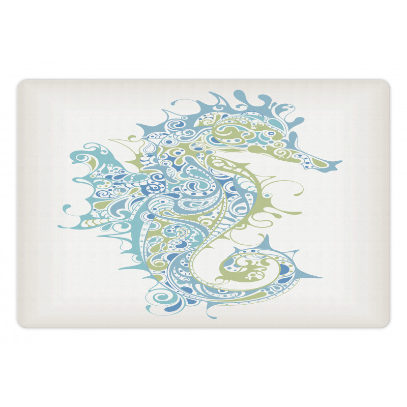 Greek Seahorse Mythological Pet Mat