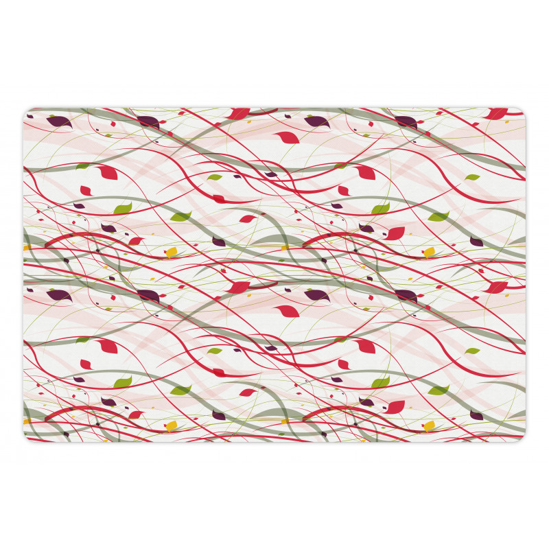 Branch Leaves Spring Art Pet Mat