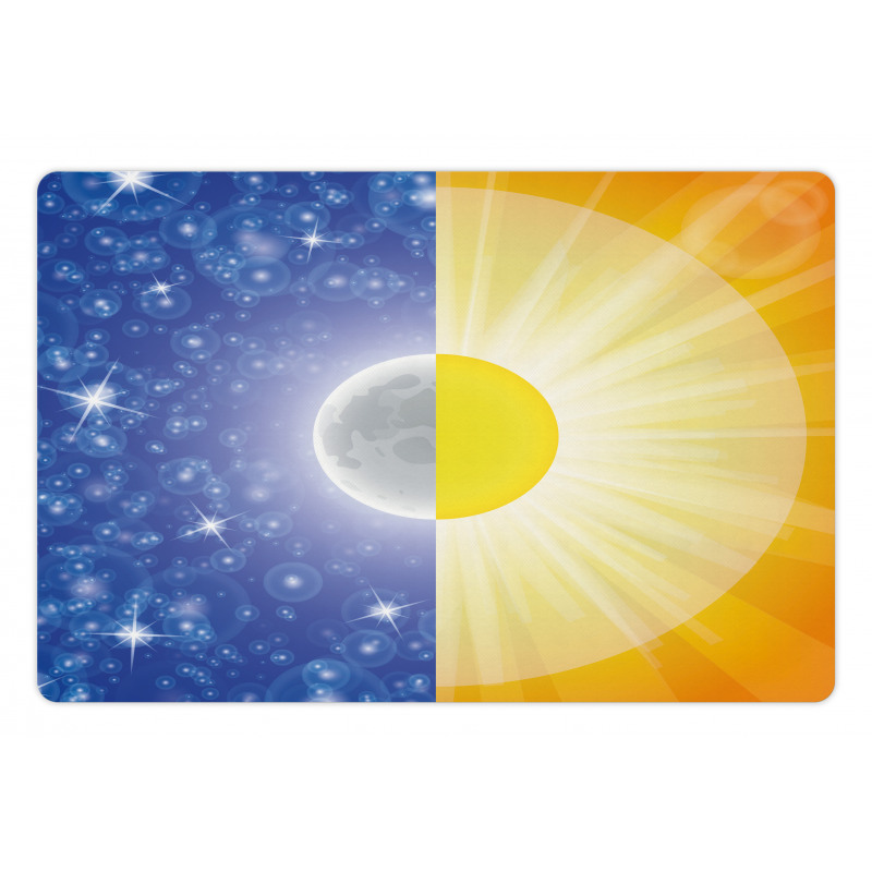 Sun Beams Sky Stars Pet Mat