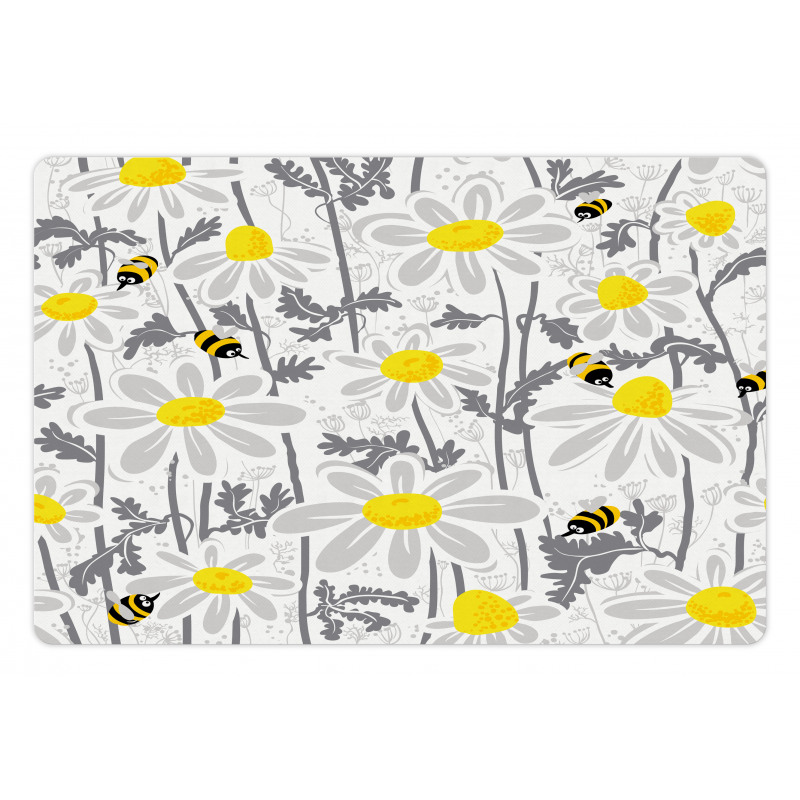 Daisy Leaf Spring Time Pet Mat