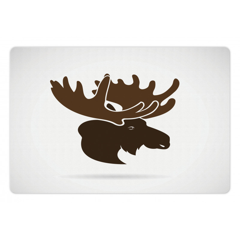 Canadian Deer Head Pet Mat