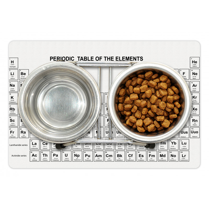 Element Table Chemisty Pet Mat