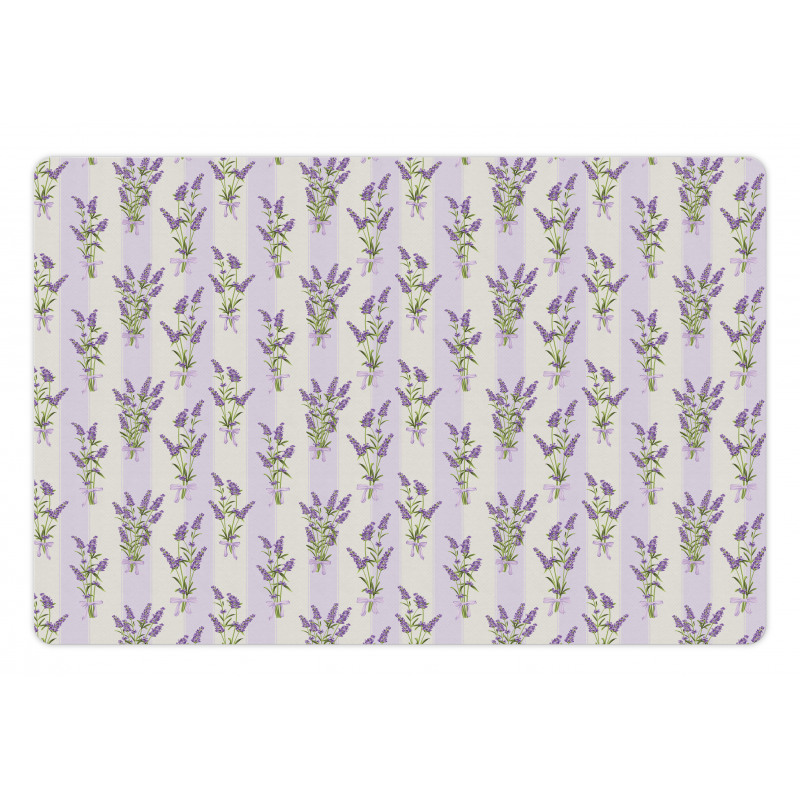 Stripes and Flowers Pet Mat