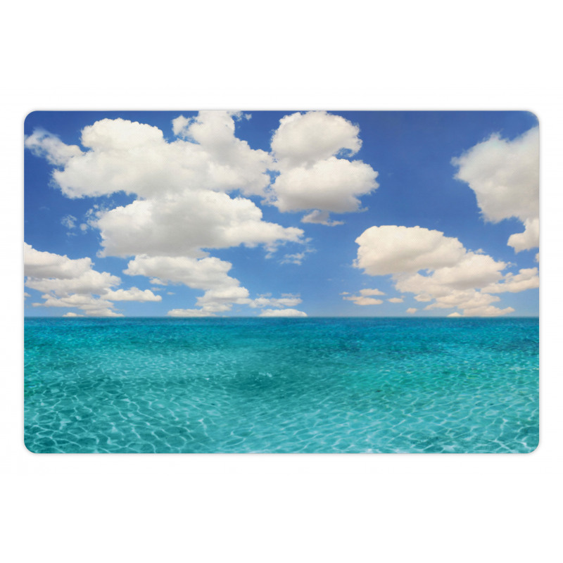 Tropical Island Beach Pet Mat