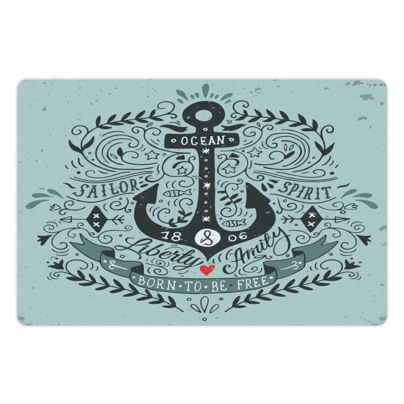 Vintage and Anchor Pet Mat