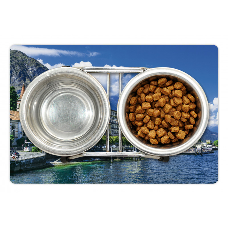 Landscape of Lake Como Pet Mat