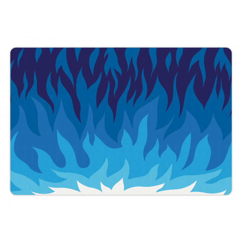 Abstract Gas Flame Fire Pet Mat