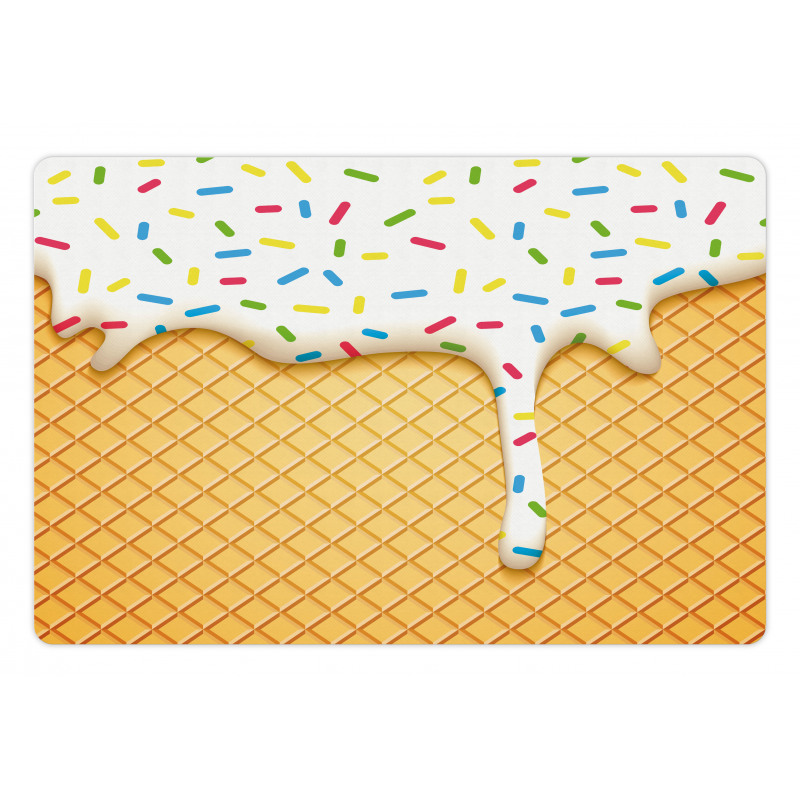 Melting Ice Cream Cones Pet Mat