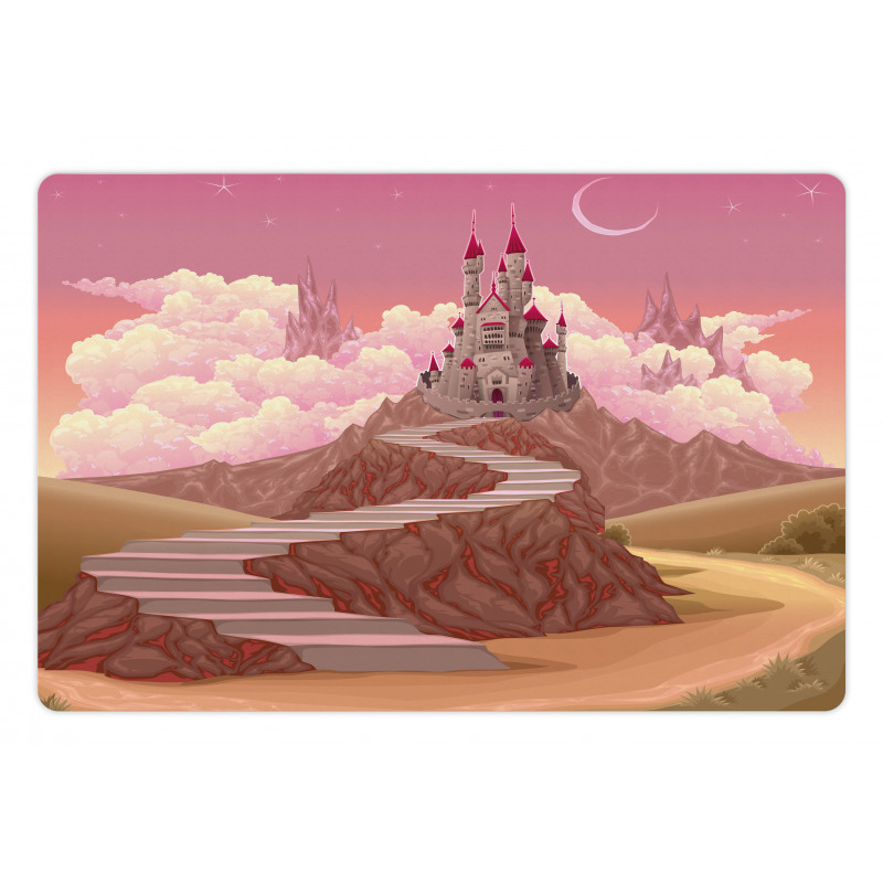 Hill Sunset Castle Pet Mat