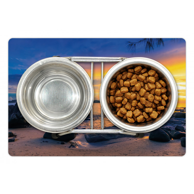 Horizon Sky Beach View Pet Mat