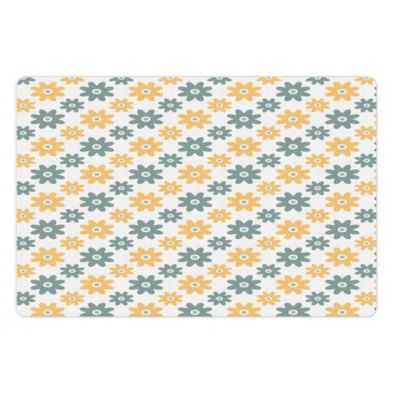 Retro Daisies Pet Mat