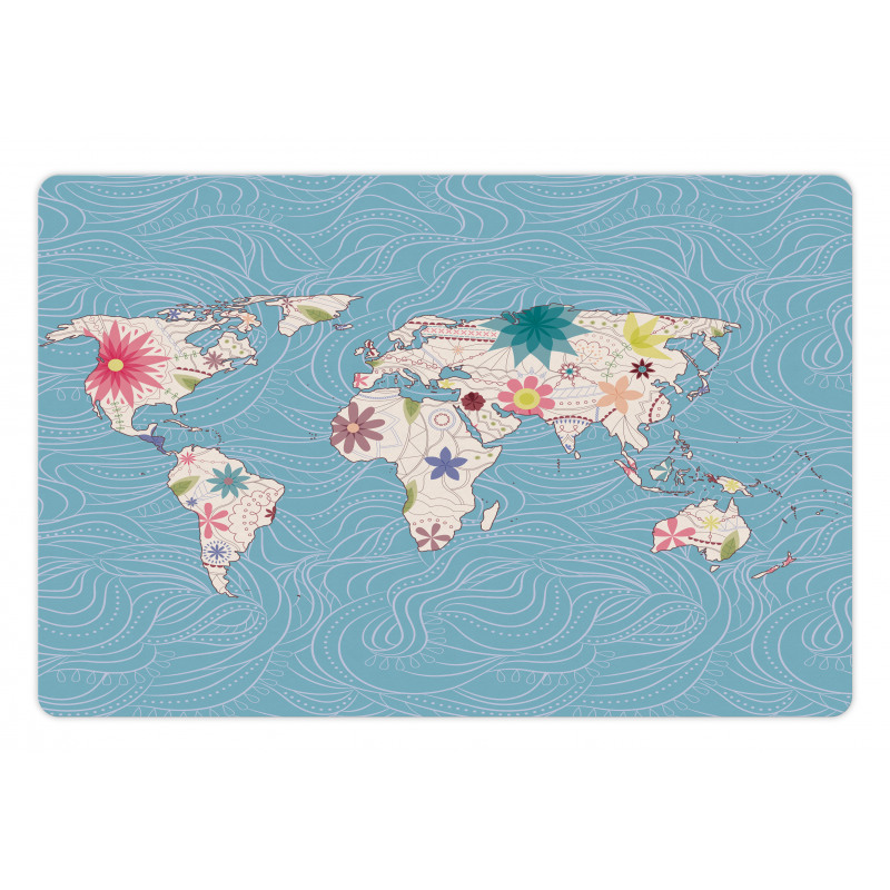 World Continents Pet Mat