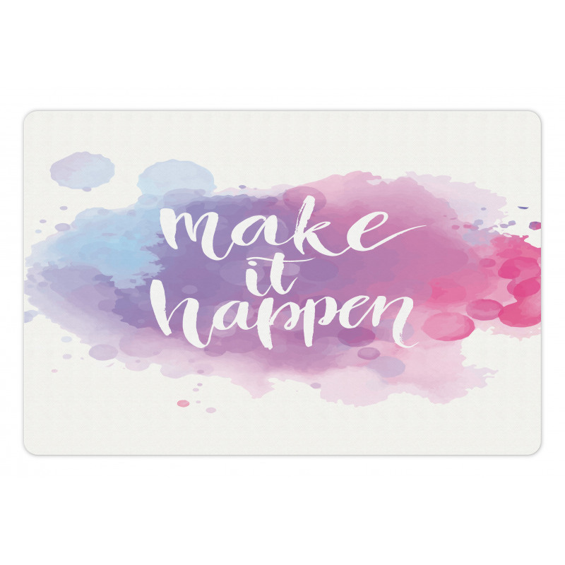 Positive Words Paint Pet Mat