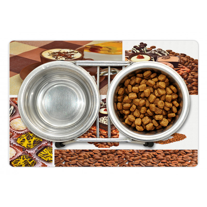 Sweets and Coffee Beans Pet Mat