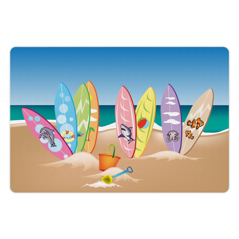 Beach the Skyd the Sea Pet Mat