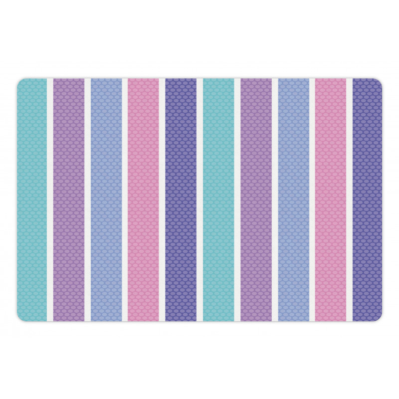 Polka Dot with Stripes Pet Mat