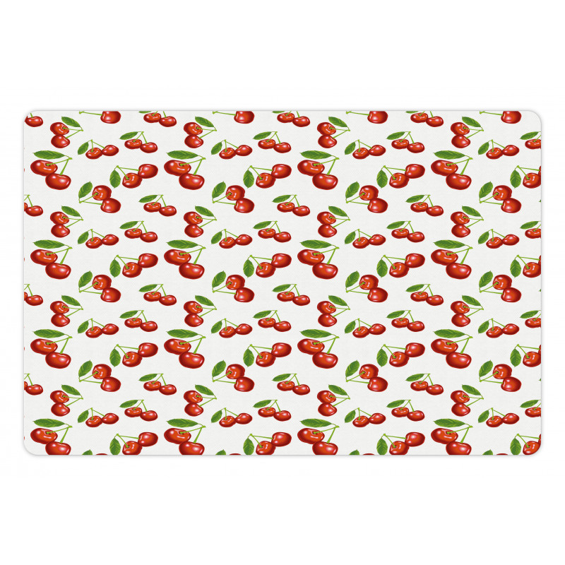 Cherry Fruit Pattern Pet Mat