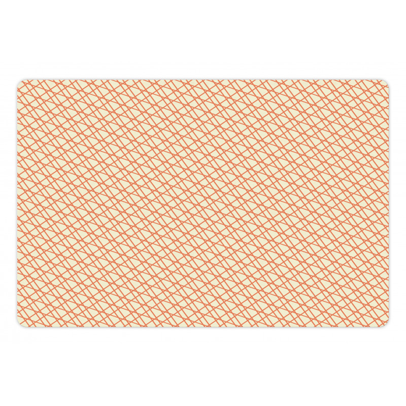 Stripes Line Art Pet Mat