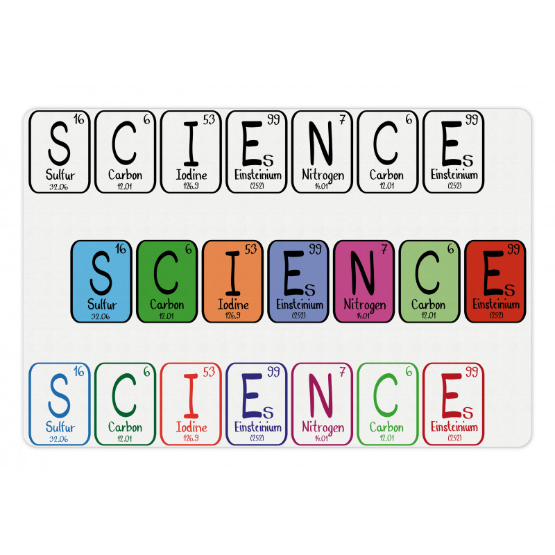 Science Letters Pet Mat