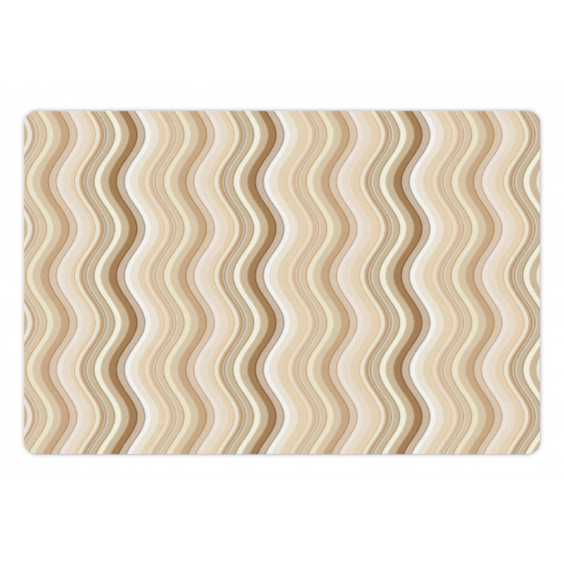 Wavy Lines Vertical Swirl Pet Mat