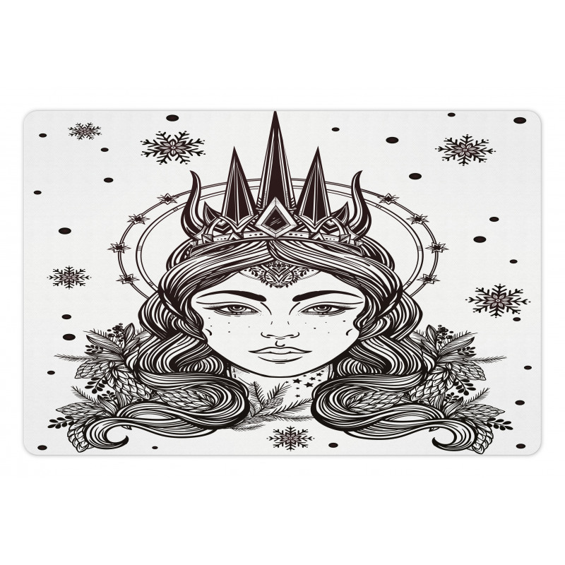 Fantasy Snow Queen Art Pet Mat