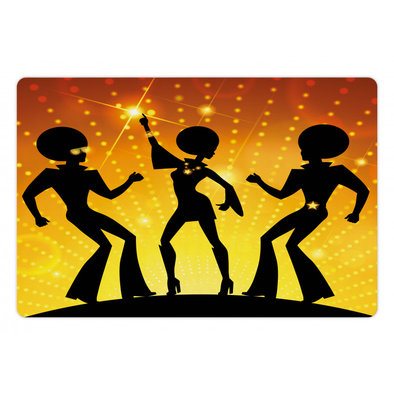 Dancing Afro People Pet Mat