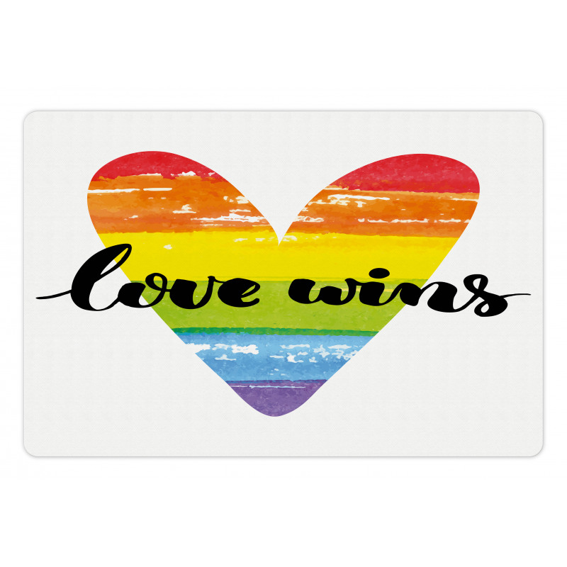 Gay Marriage Sign Pet Mat