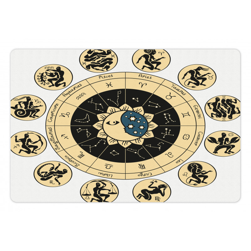 Zodiac Chart Pet Mat