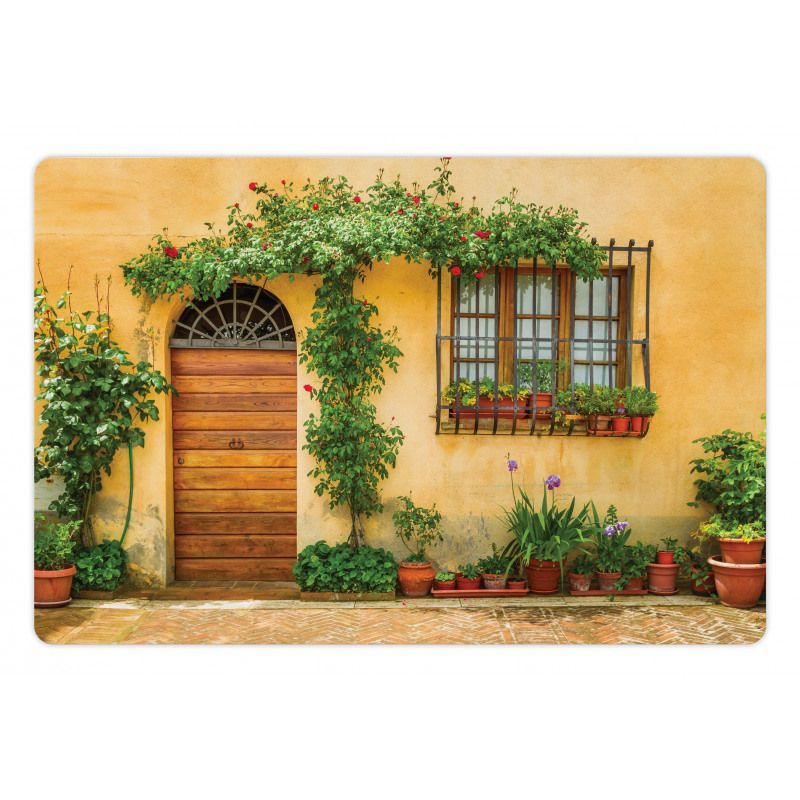 Plants and House Door Pet Mat