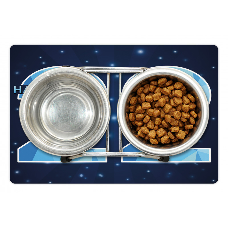 Happy Polygon Star Pet Mat