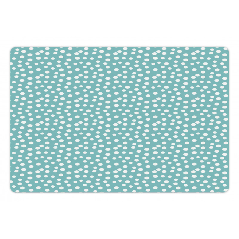 Polka Dots Romantic Art Pet Mat