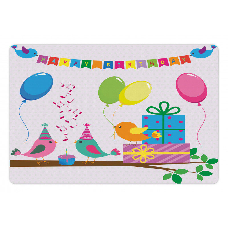 Song Birds Cones Pet Mat