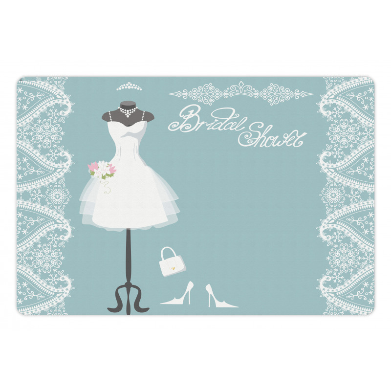 Vintage French Bride Pet Mat