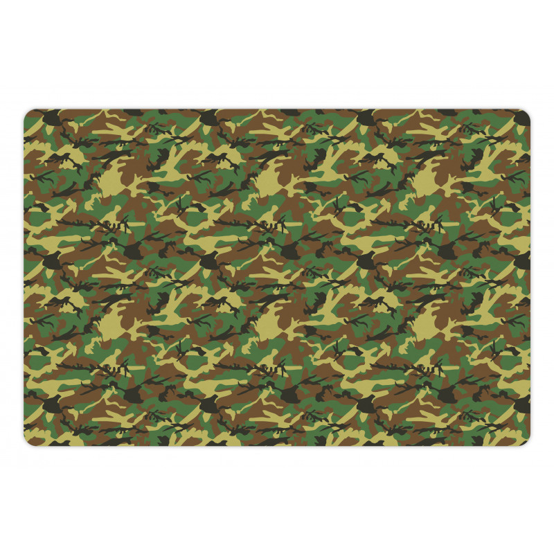 Woodland Abstract Jungle Pet Mat