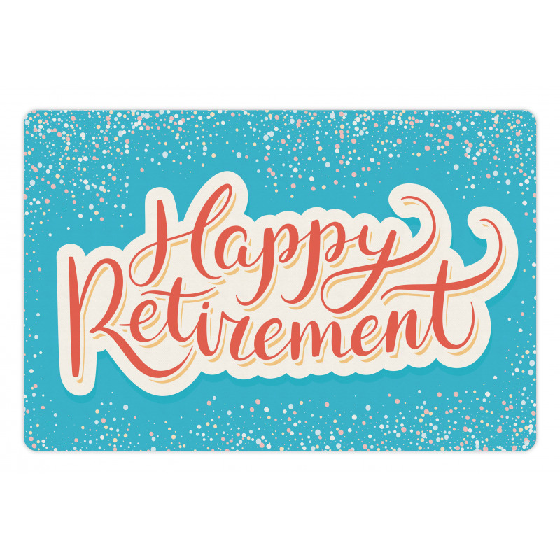 Happy Retirement Pet Mat