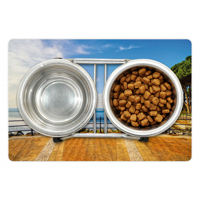 Bolsena Lake Italy View Pet Mat