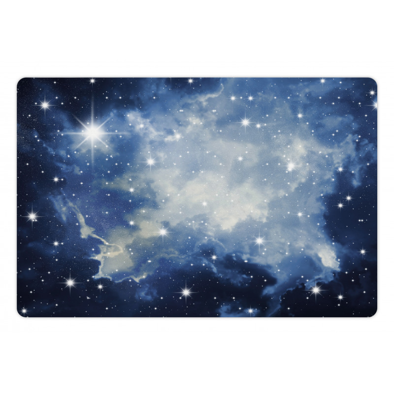 Blue Galaxies Pet Mat