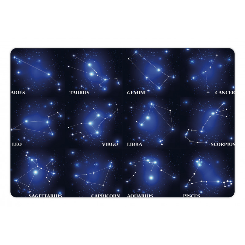 Zodiac Sign Set Pet Mat