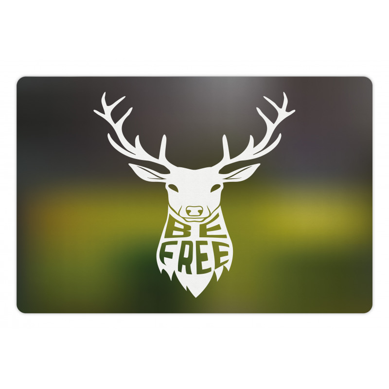 Deer Head Art Pet Mat