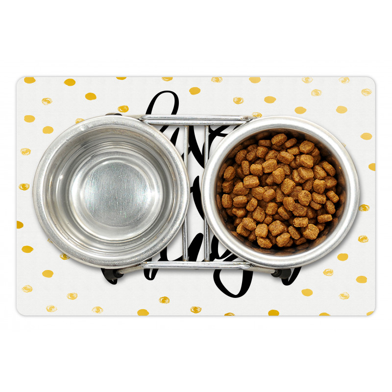 Phrase Dots Pet Mat