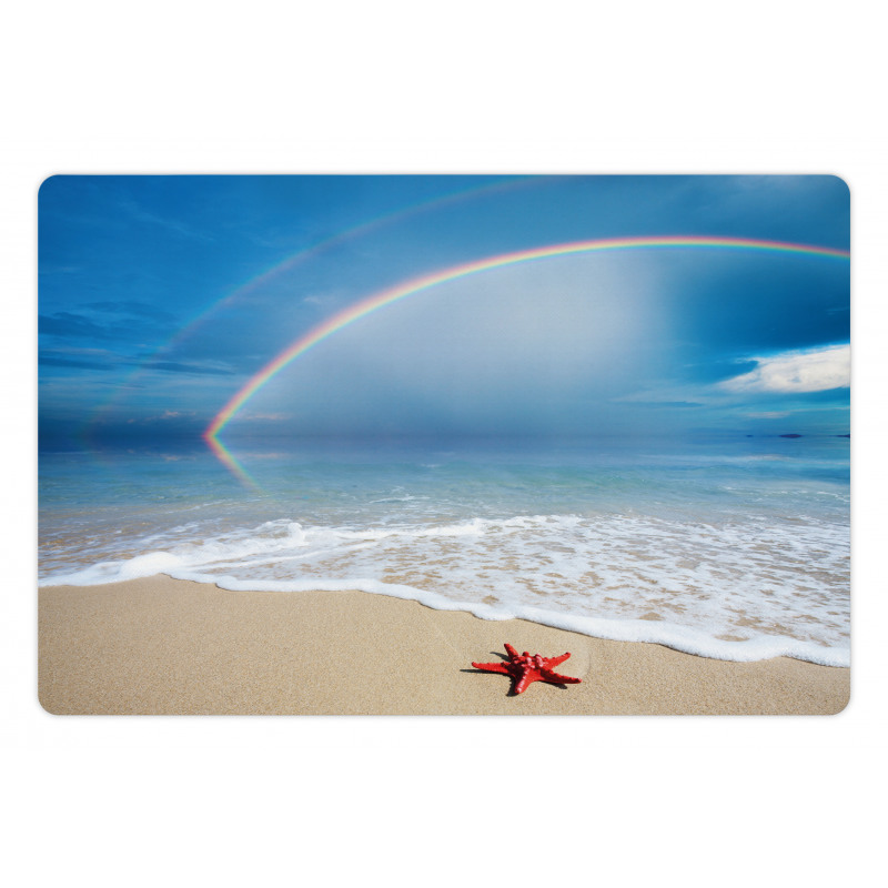 Rainbow Ocean Pet Mat