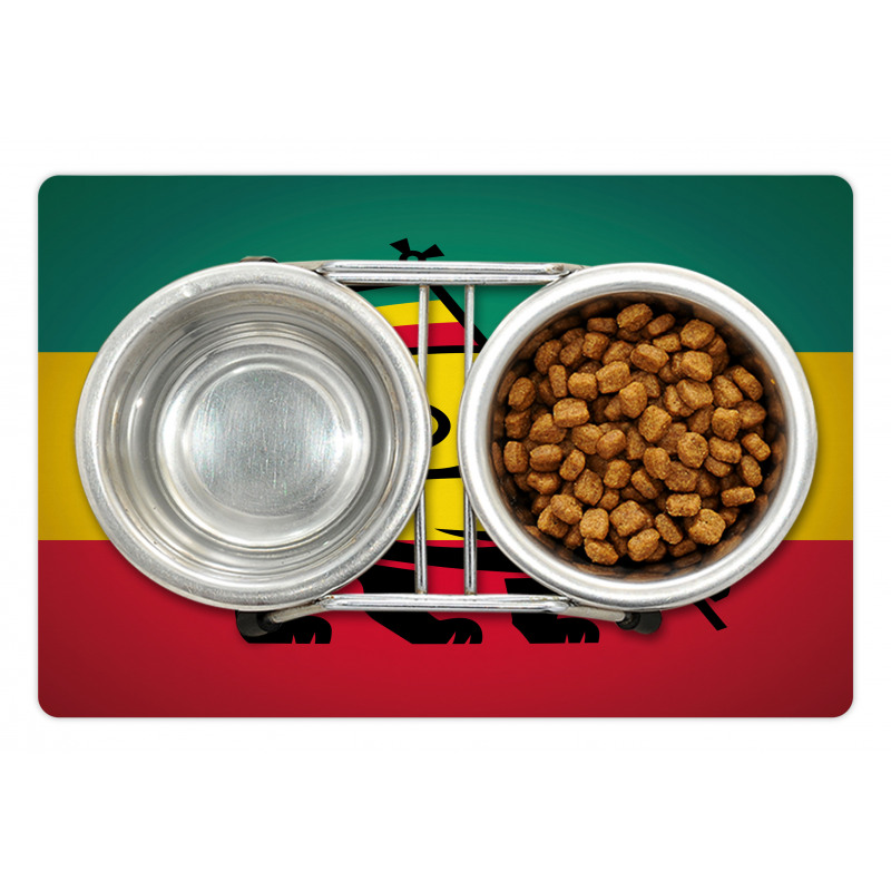 Judah Lion Rastafari Flag Pet Mat