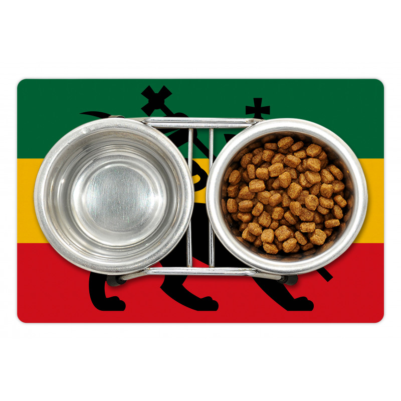 Judah Lion Reggae Flag Pet Mat