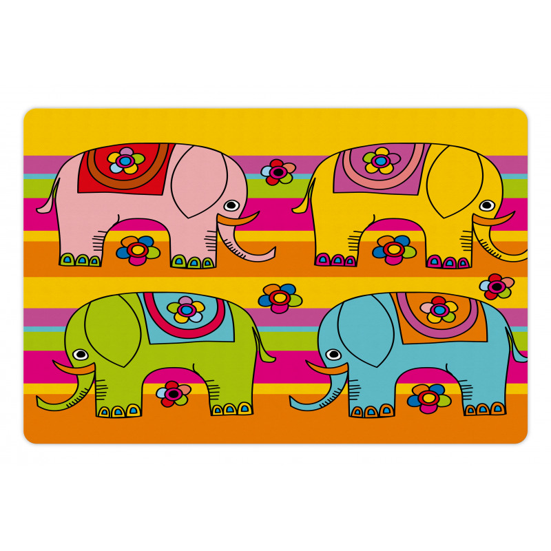 Funky Floral Pet Mat