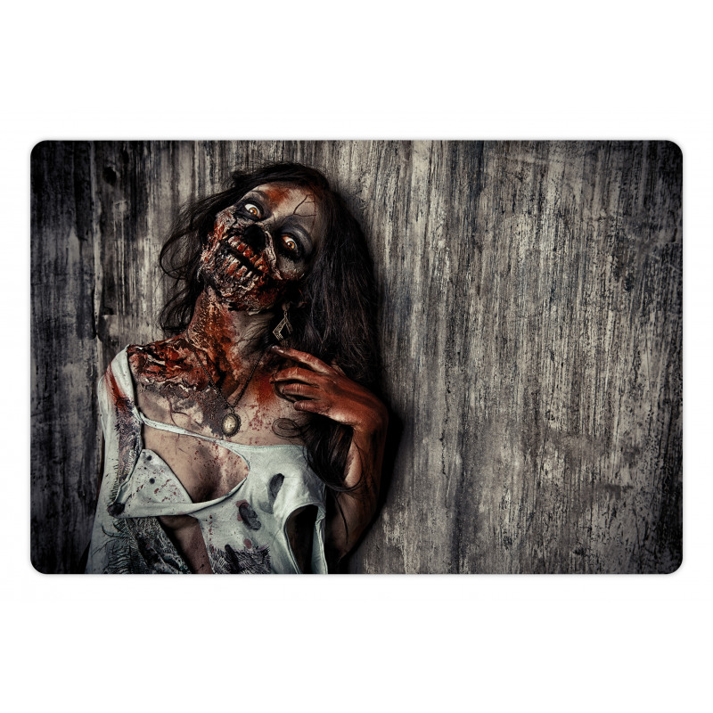 Angry Dead Woman Pet Mat