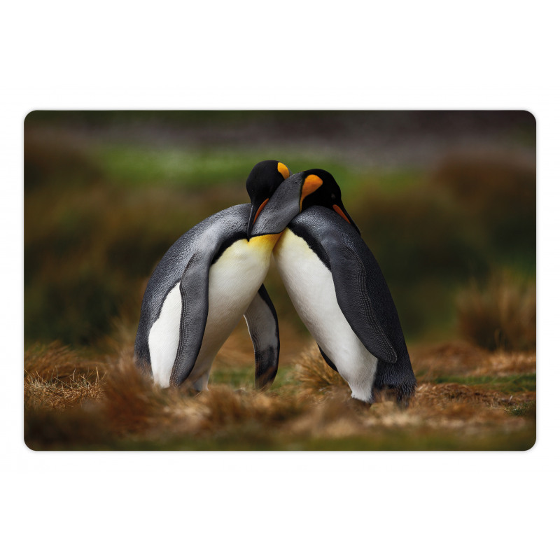 Penguin Couple Cuddling Pet Mat