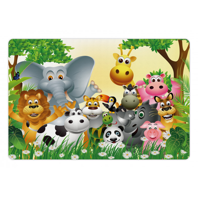 Animals Jungle Pet Mat