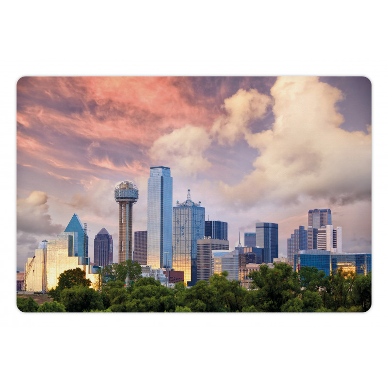 Dallas Skyline Pet Mat