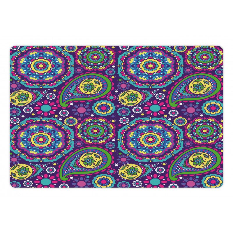 Vibrant Tones Boho Pet Mat