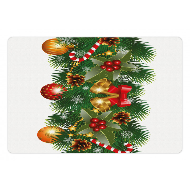 Noel Tree Ornaments Pet Mat